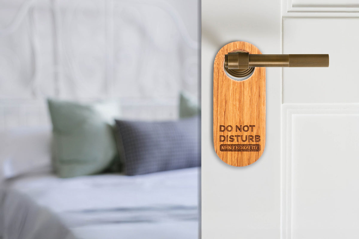 Do not disturb-Make up room 13x6cm