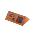 Ξύλινο λάμδα QR 12cm απο μασίφ ιρόκο — φωτογραφία 1
