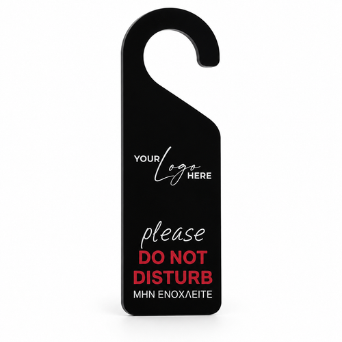 Do Not Disturb plexiglass με γάντζο — 18×6 cm